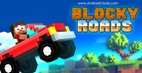Blocky Roads دانلود Blocky Roads v1.3.1 بازی جاده پیکسلی اندروید + مود