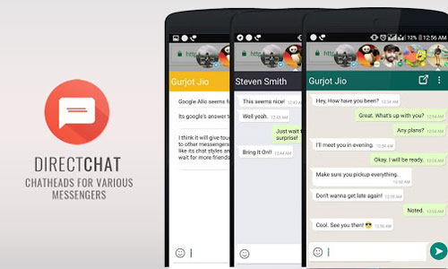 DirectChat Pro دانلود DirectChat Pro (ChatHeads) v1.4.2 پاسخ سریع به پیامک اندروید
