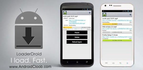 Loader Droid Pro دانلود منیجر Loader Droid download manager pro v1.0.2 اندروید