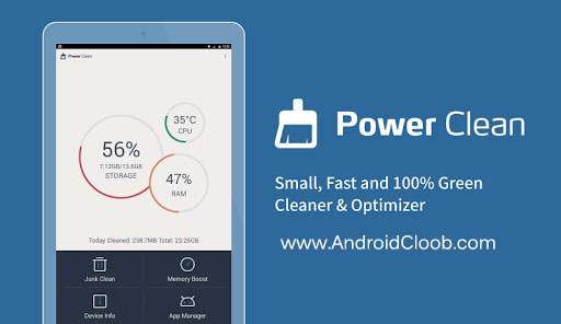 Power Clean Optimize Cleaner دانلود Power Clean   Optimize Cleaner برنامه افزایش سرعت گوشی های اندروید