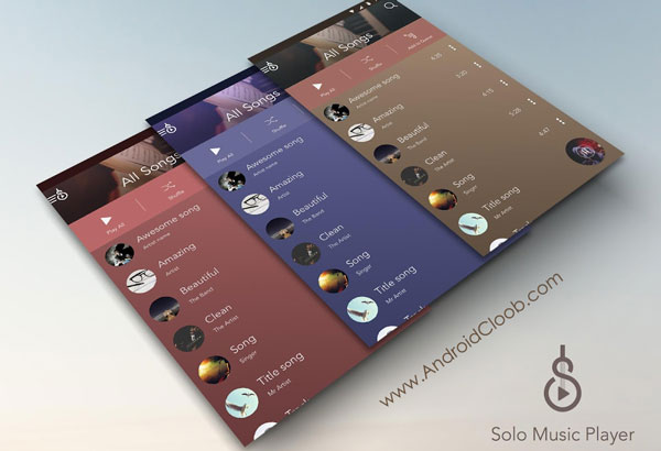 Solo Music Player Pro دانلود Solo Music Player Pro v0.8.4 پلیر سولو موزیک اندروید